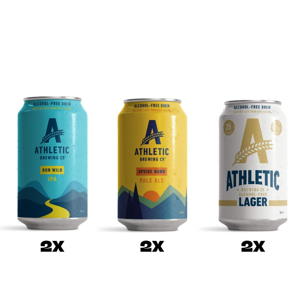 Athletic Brewing Ultimate Low Alcohol Mixed Case (6 Cans)