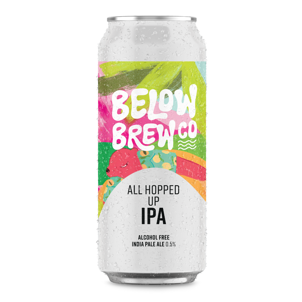 Below Brew Co All Hopped Up IPA alcohol free ipa