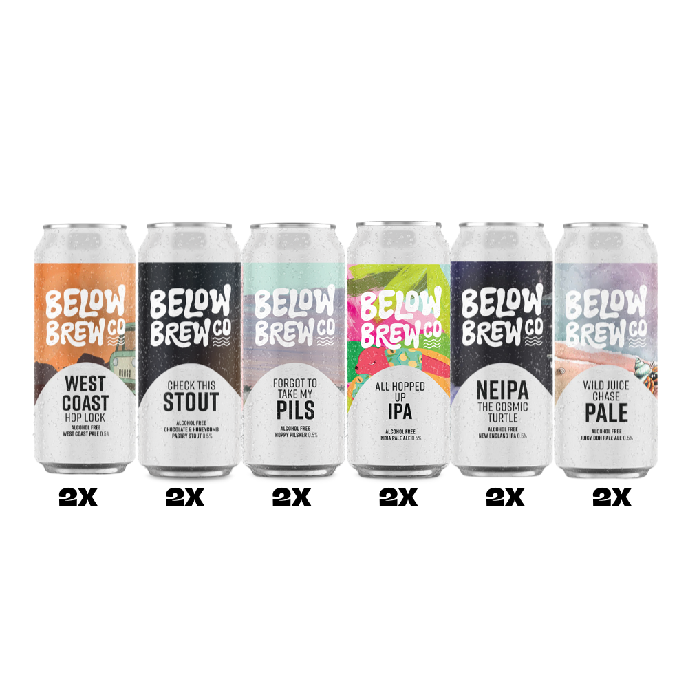 Below Brew Low Alcohol Mixed Case (12 cans)