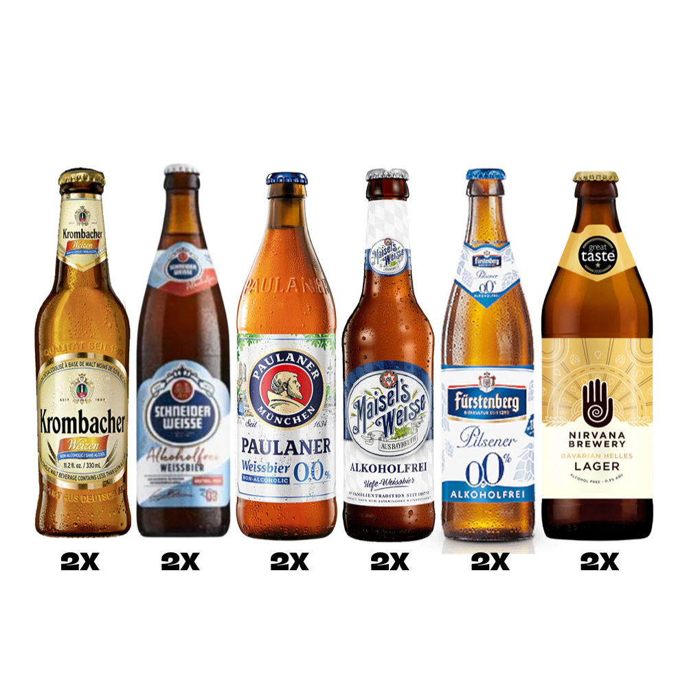 Dry Drinker Bavarian Bash: Low Alcohol German Beer Bonanza (12 Drinks)