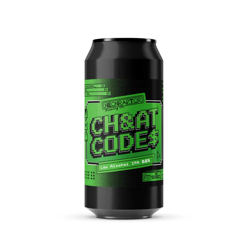 Neon Raptor Cheat Codes – Alcohol Free Pale Ale 0.5%