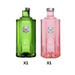 CleanCo's Gin-Lovers' Delight: Clean G & Pink Twin Pack | Non Alcoholic Gin Alternative