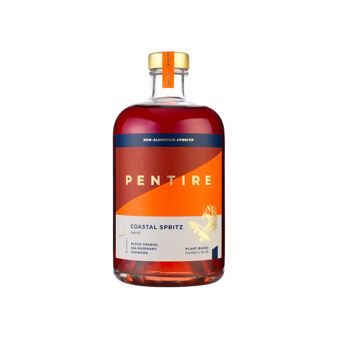 Pentire Coastal Spritz - Non Alcoholic Aperitif - Includes Premium White Gift Box
