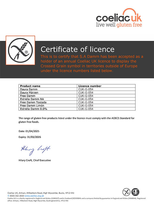 Estrella Damm Free 0.0% - Alcohol Free Lager