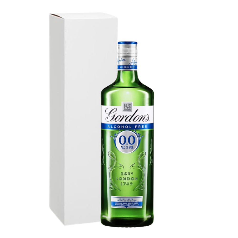 Gordon's Alcohol Free London Dry Gin with Premium White Gift Box