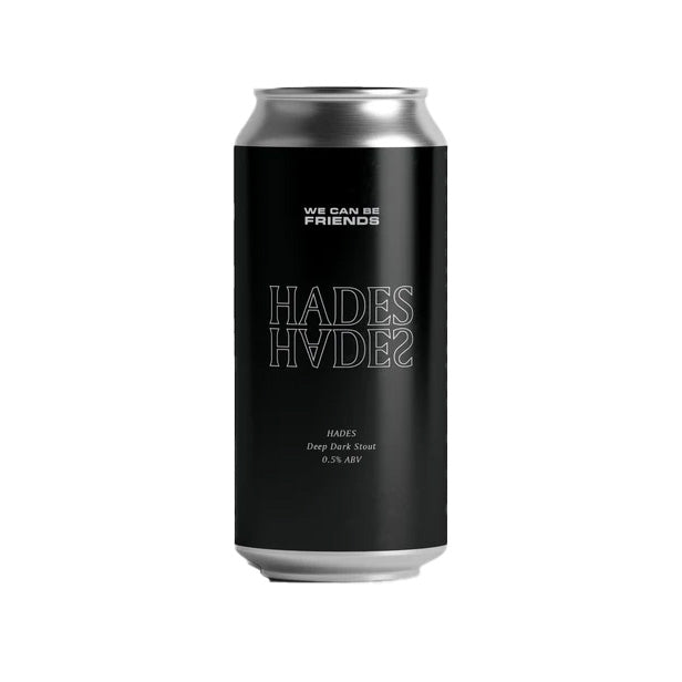 We Can Be Friends Hades Stout alcohol free stout