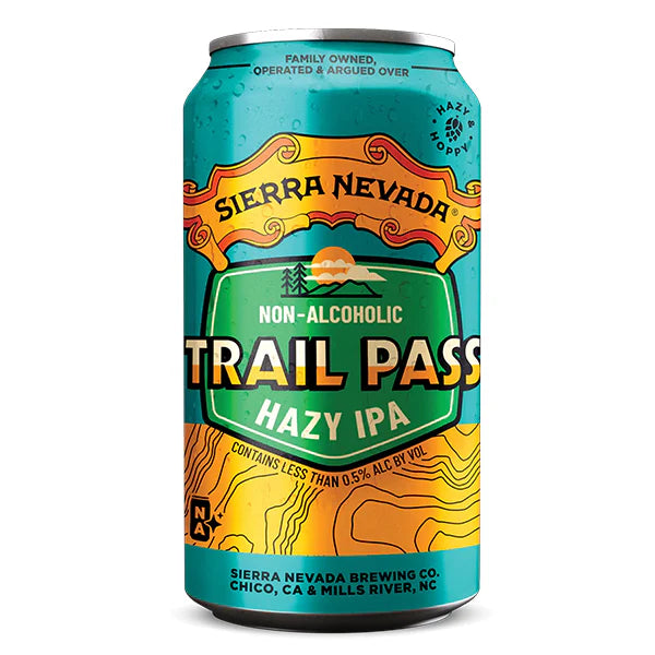 Sierra Nevada Trail Pass Hazy IPA alcohol free hazy ipa