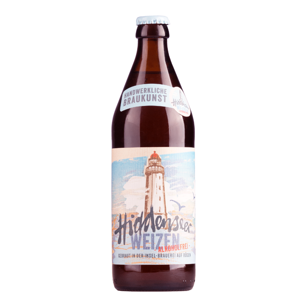 Hiddenseer Weizen alcohol free wheat beer