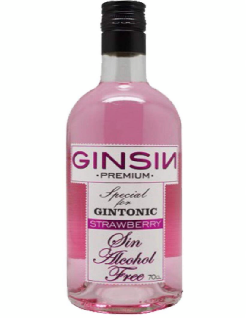Ginsin – Strawberry – Alcohol Free Gin Alternative