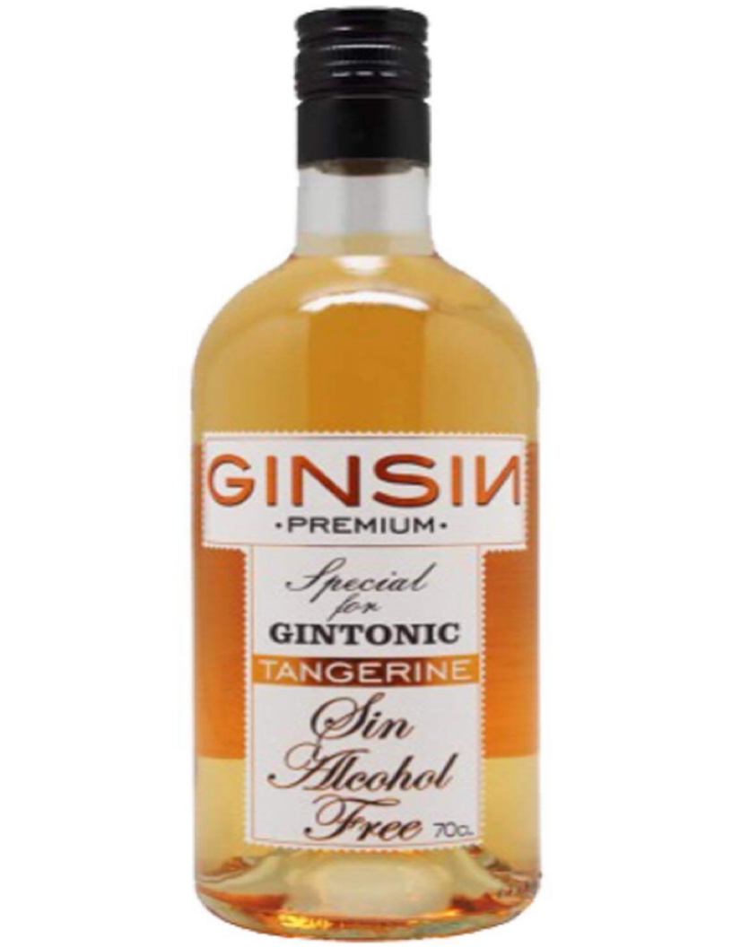 Ginsin – Tangerine – Alcohol Free Gin Alternative