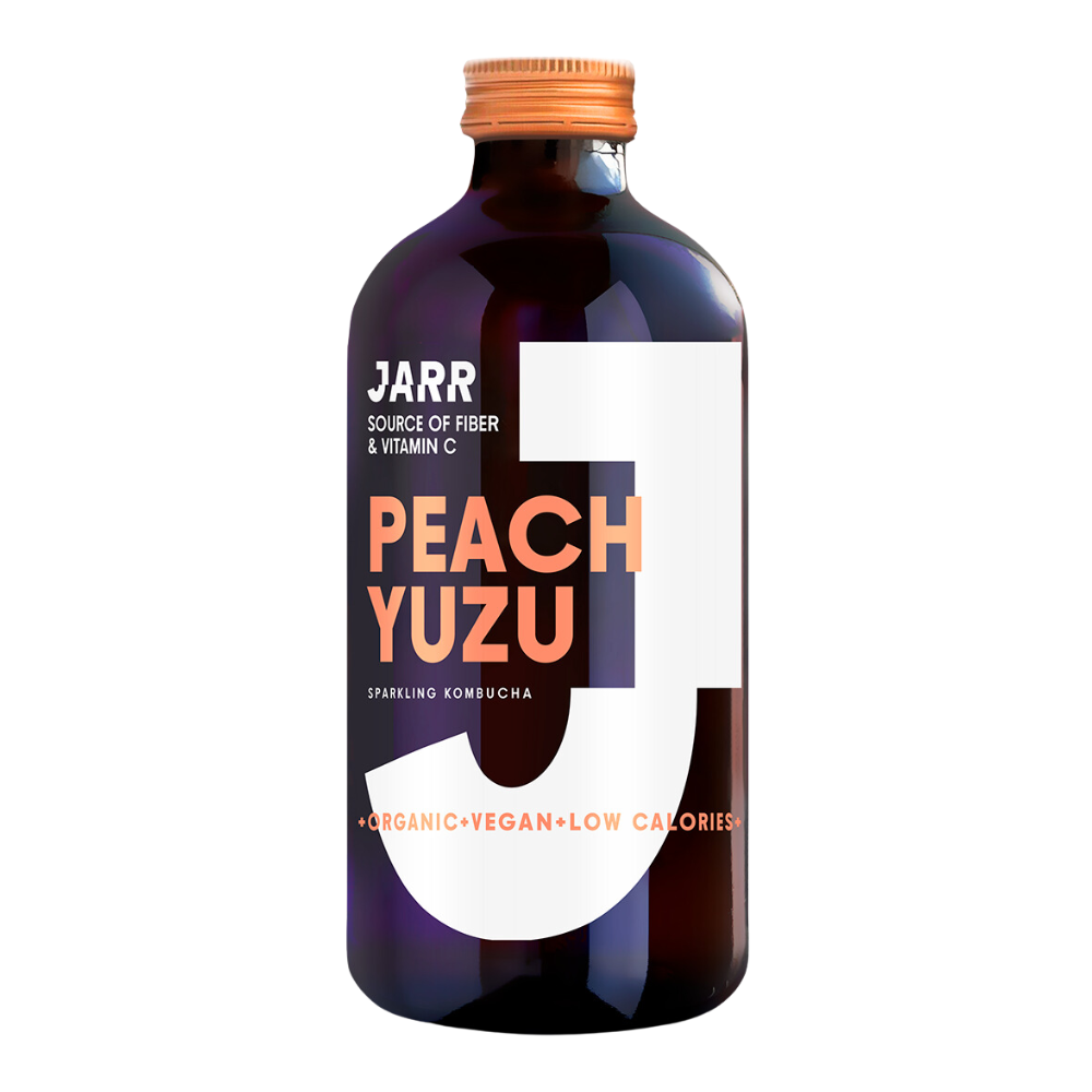 Jarr Kombucha Peach and Yuzu - Alcohol Free Kombucha