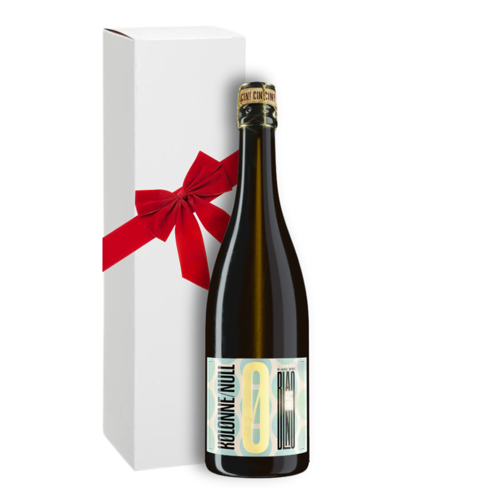 Kolonne Null Cuvée Blanc No.1 Sparkling with Premium White Gift Box