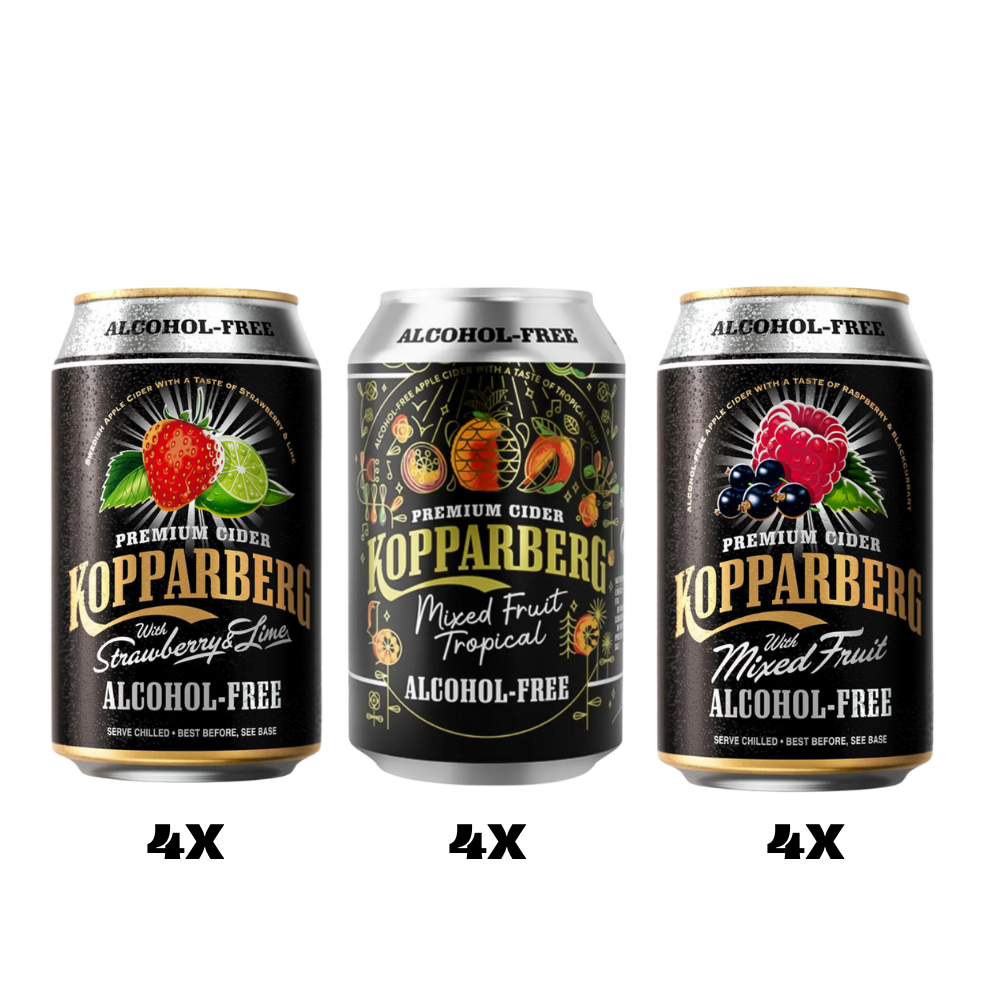 Kopparberg Ciders No Alcohol Mixed Case (12 Cans)