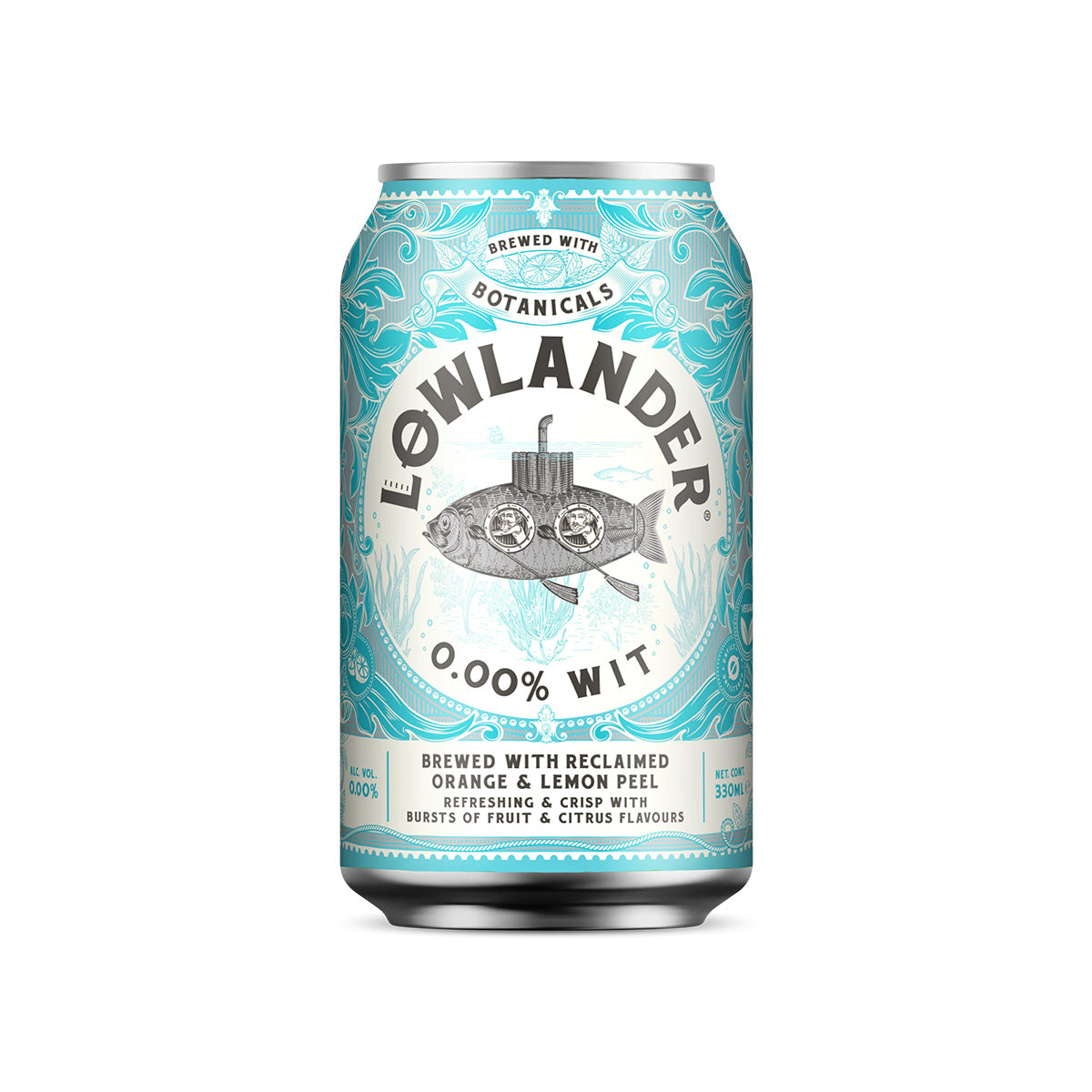 Lowlander 0.00 Wit - Alcohol Free Botanical Witbier Cans