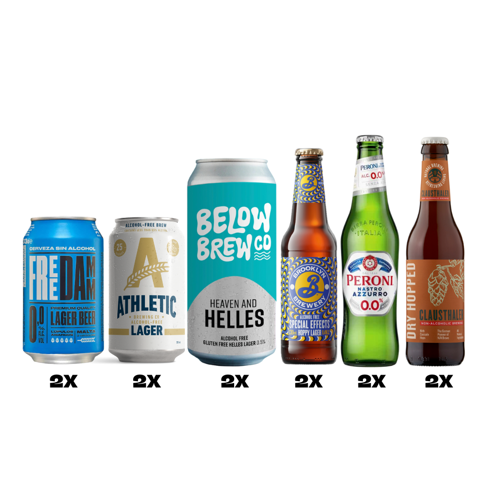 Low Alcohol Lager Favourites Case (12 Drinks)