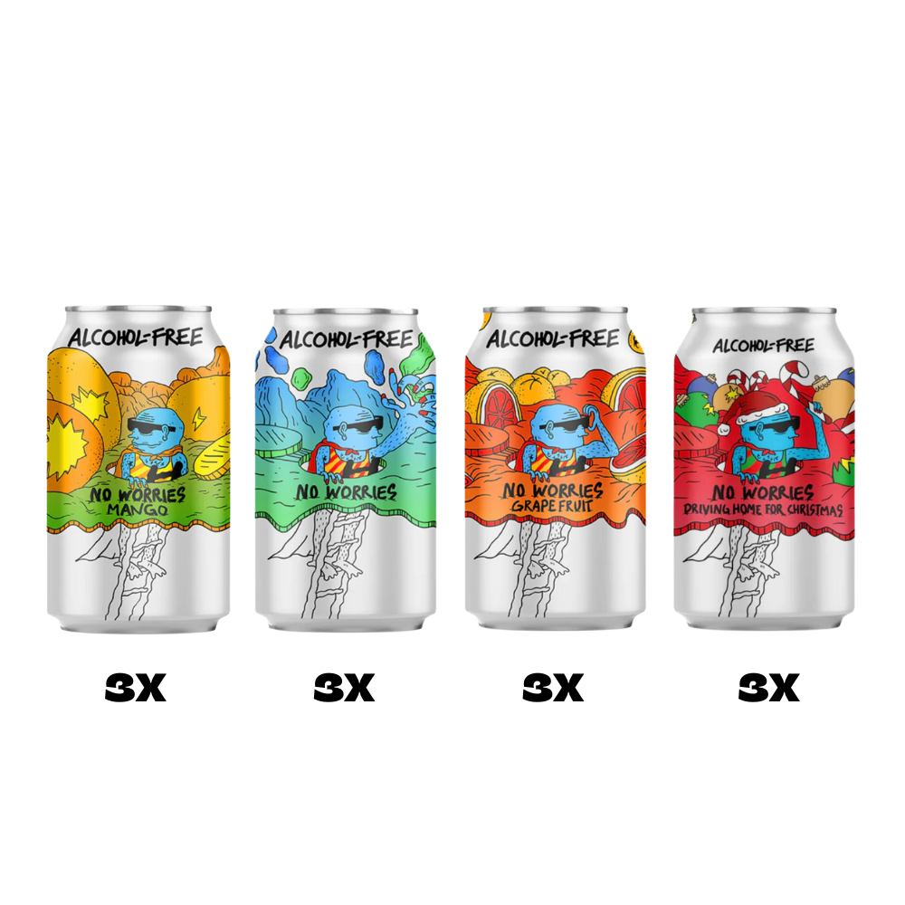 Lervig No Worries Low Alcohol Mixed Case (12 Cans)