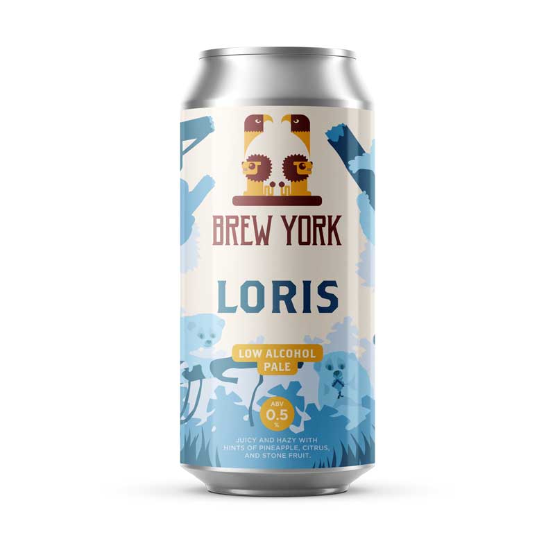 Brew York Loris – Alcohol Free Pale Ale 0.5%