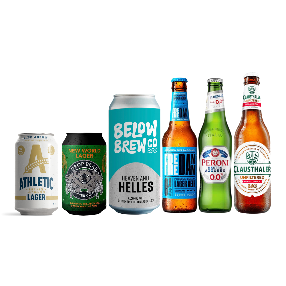 Dry Drinker's Low Alcohol Lager Favourites Case