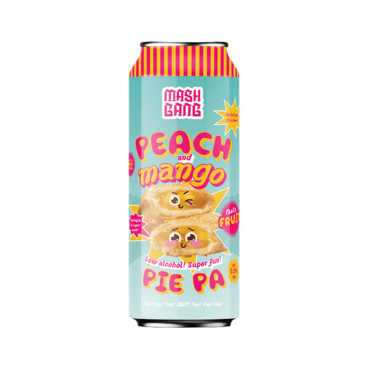 Mash Gang Pie PA - Mango and Peach IPA - Low Alcohol IPA