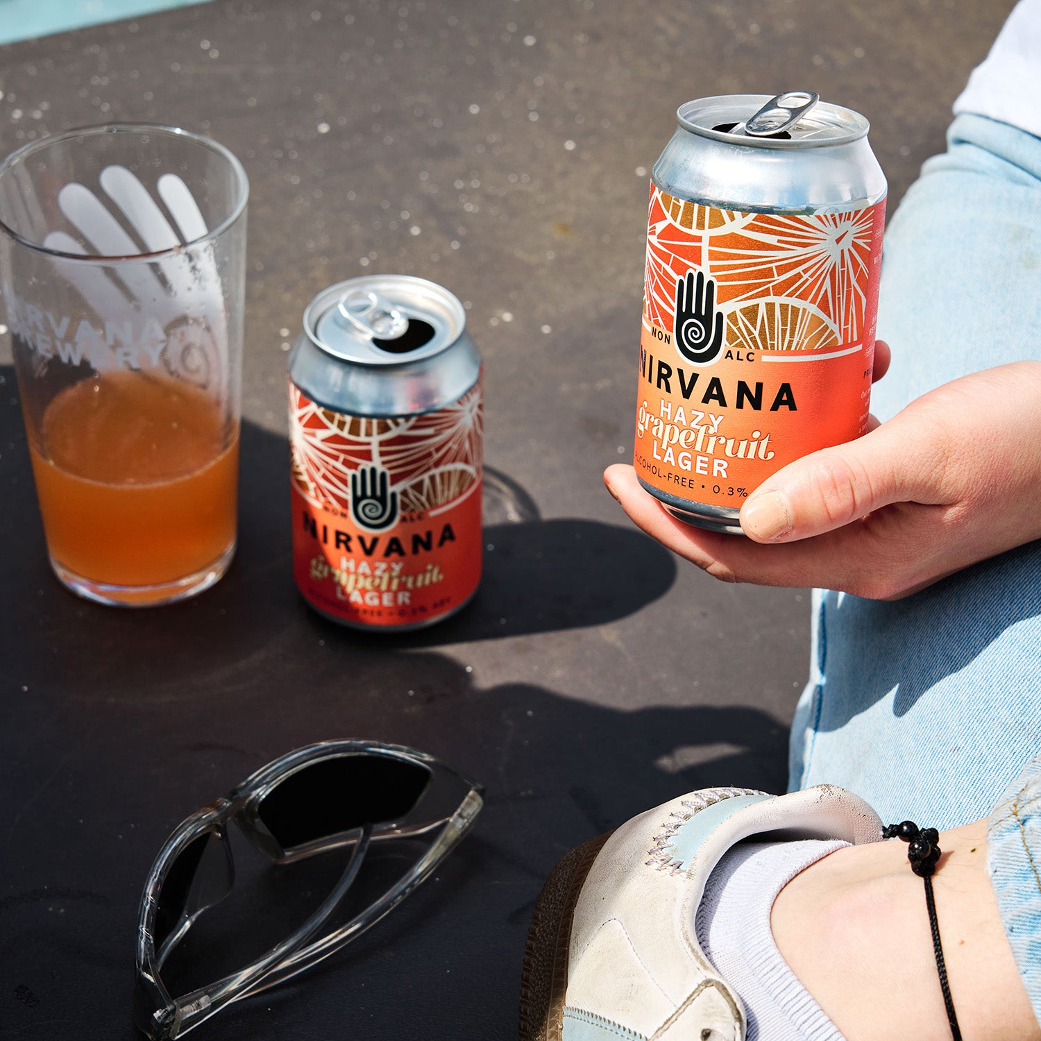 Nirvana Hazy Grapefruit Lager - Alcohol Free Beer