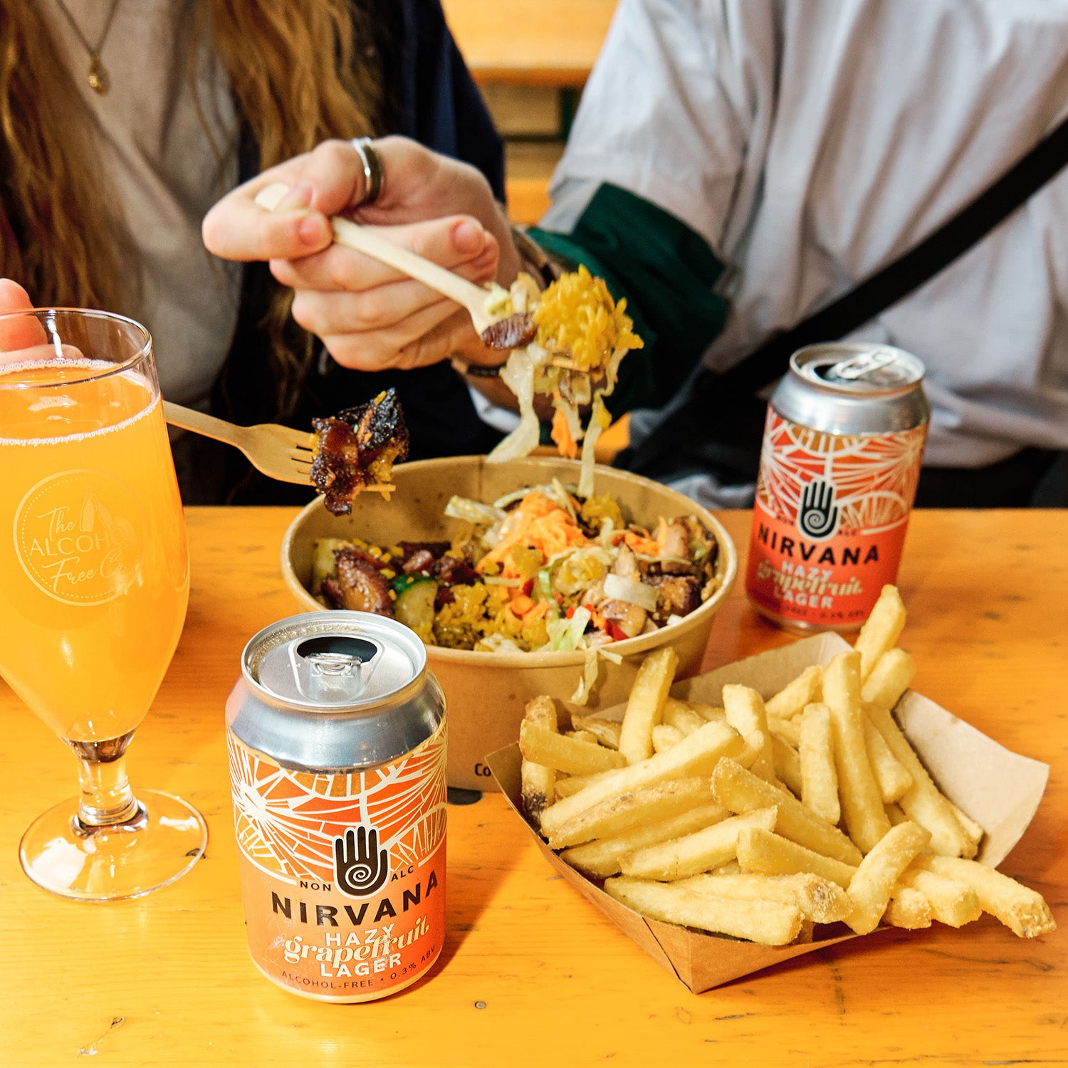 Nirvana Hazy Grapefruit Lager - Alcohol Free Beer