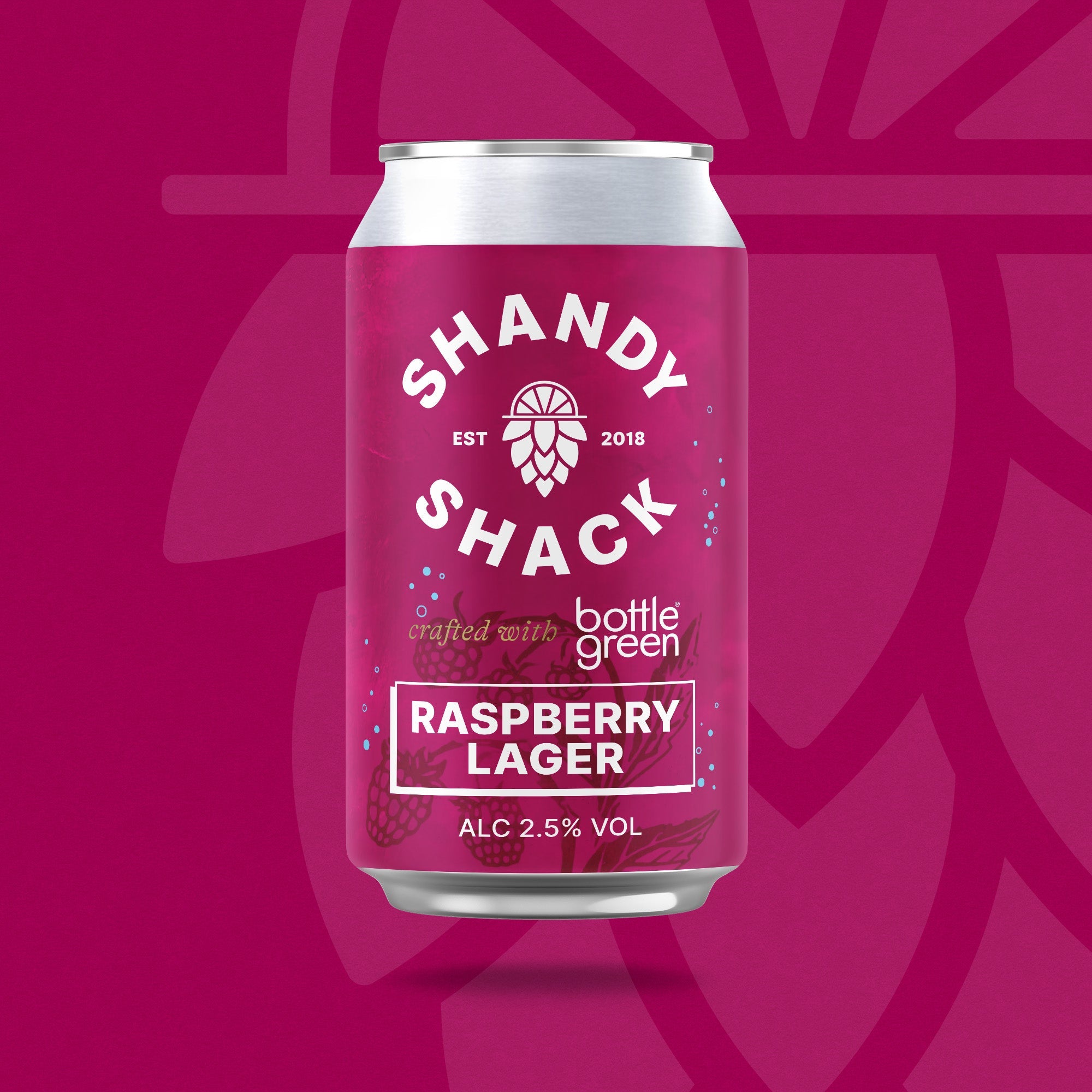 Shandy Shack Raspberry Lager - Lower Alcohol Beer