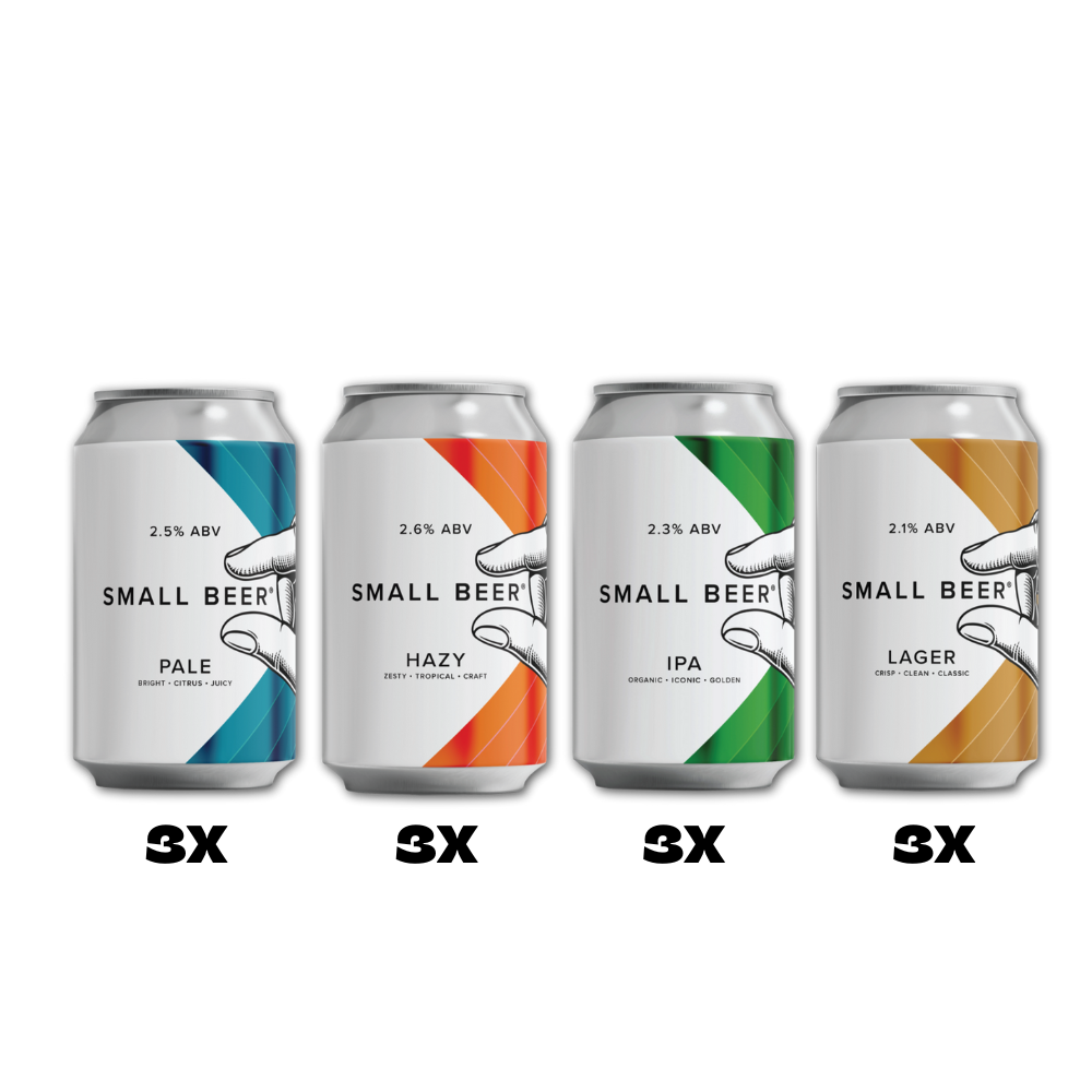 Small Beer Lower Alcohol Mixed Case (12 Cans)