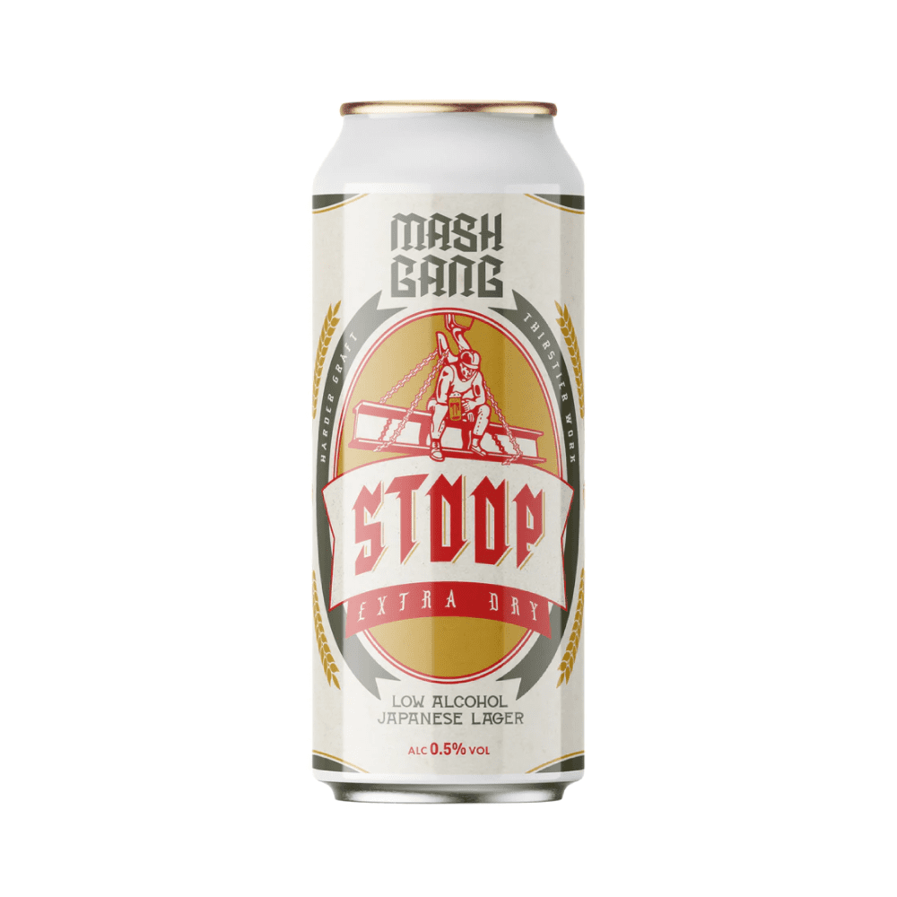 Mash Gang Stoop Extra Dry - Low Alcohol Japanese Lager
