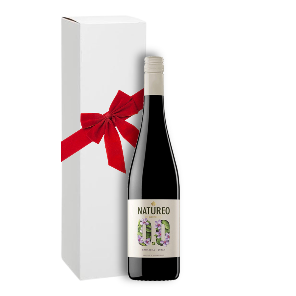 Spanish Dry 2021 Garnacha Syrah Natureo with Premium Wine Gift Box