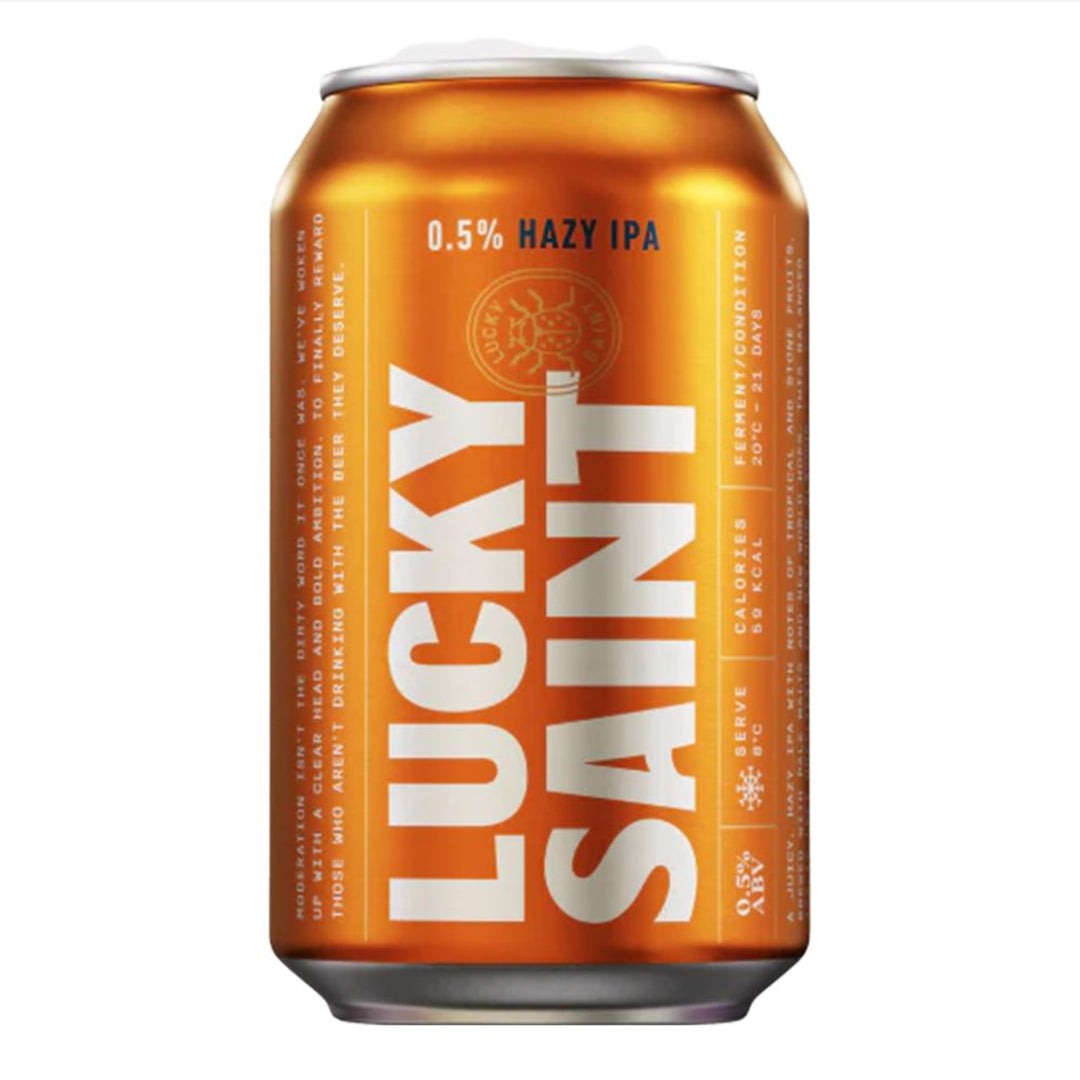 Lucky Saint Hazy IPA alcohol free
