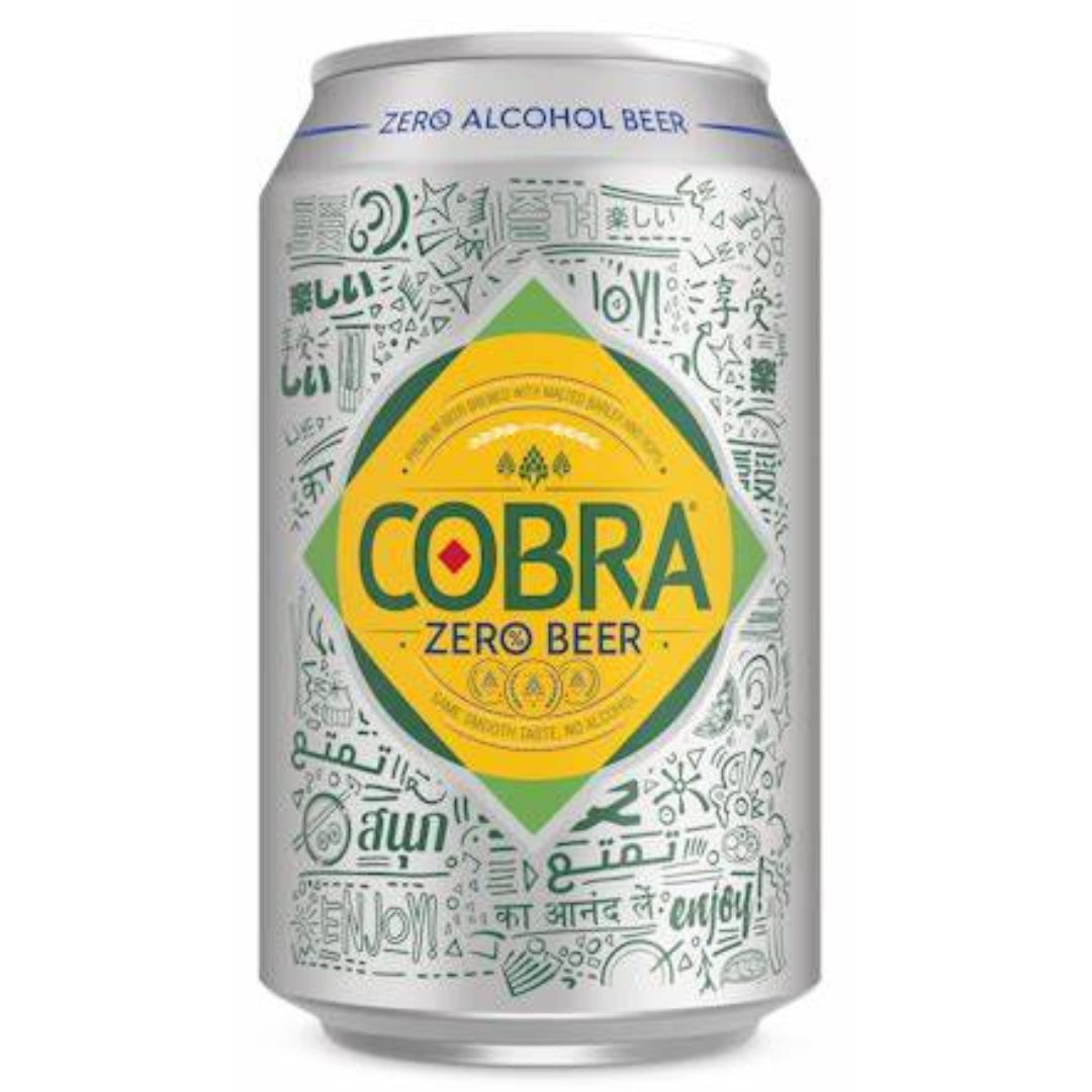 Cobra Zero alcohol free lager