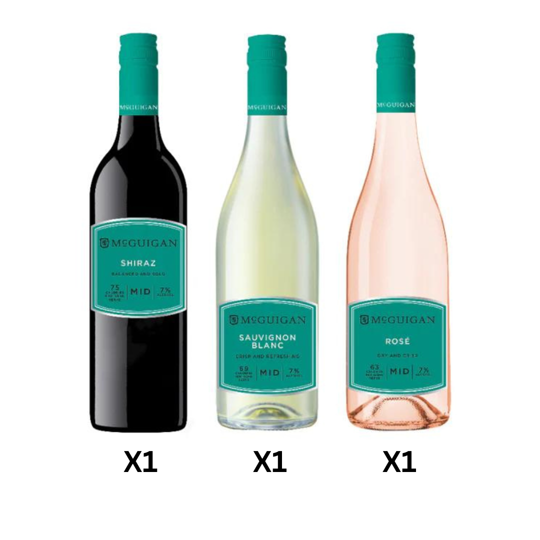 McGuigan Mid Mixed Case | Mid Alcohol Wine | Lower Alcohol Wine