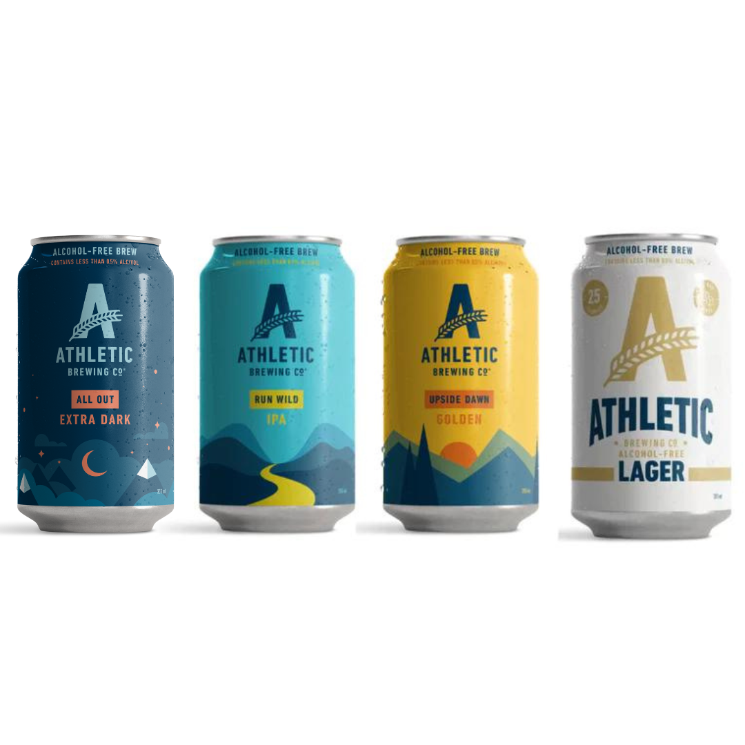 Athletic Brewing Ultimate Mixed Case + Free Glass