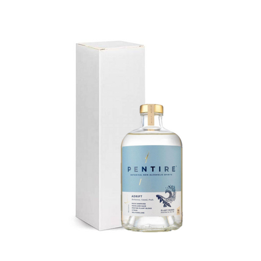 Pentire Adrift - Botanical Non Alcoholic Spirit - Includes Premium White Gift Box