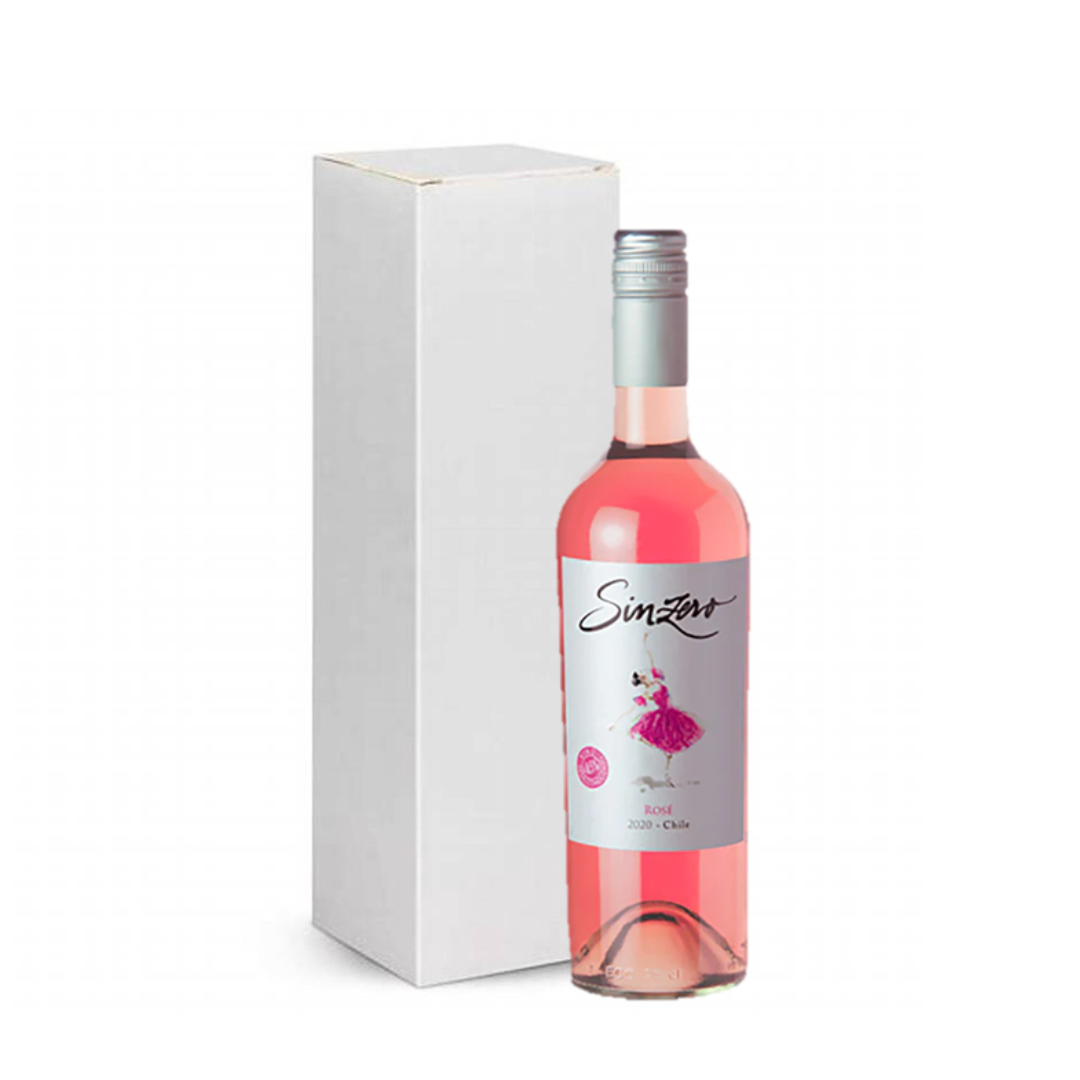 Sinzero Chilean - Non Alcoholic Rose Wine - Includes Premium White Gift Box