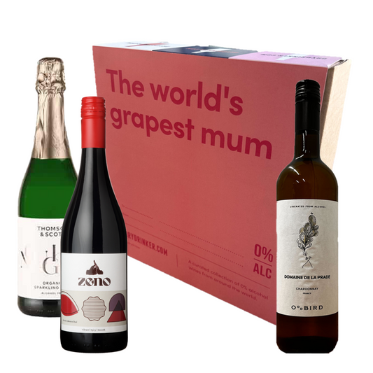 Dry Drinker's Alcohol Free Wine Mothers Day Gift Box Set