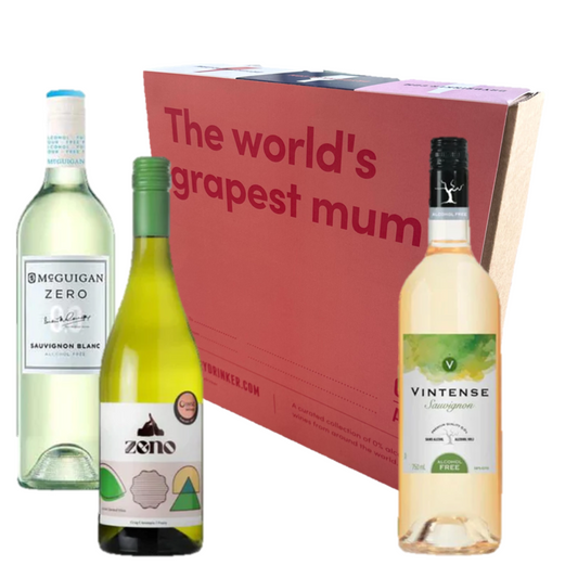 Dry Drinker's Low Alcohol White Wine Mothers Day Gift Box Set