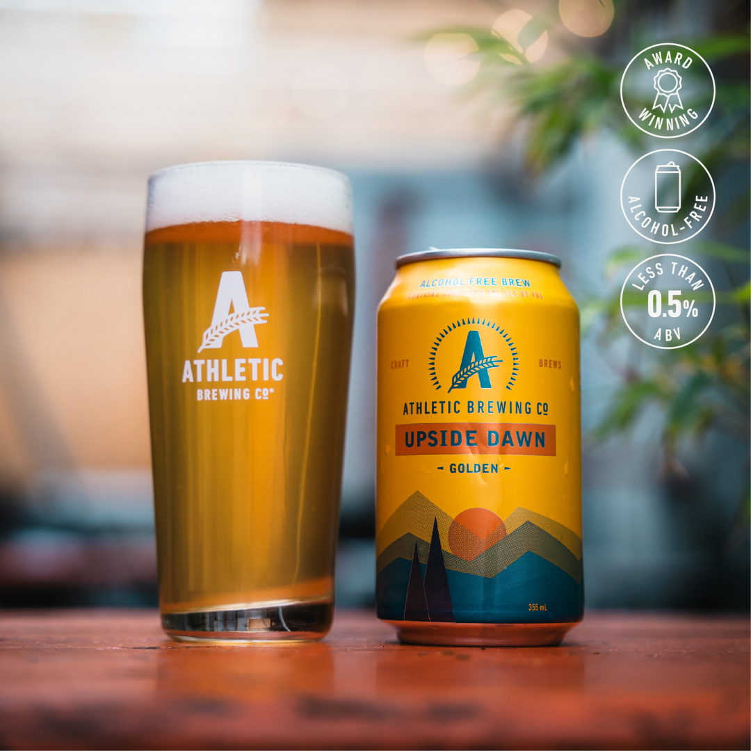 Athletic Brewing - Upside Dawn Alcohol Free Golden Ale