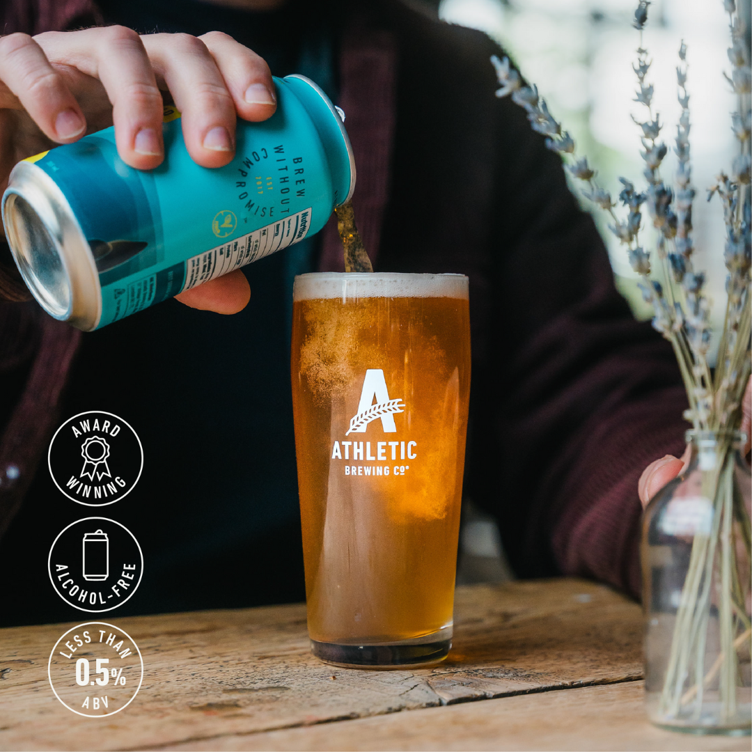 Athletic Brewing Run Wild IPA - Alcohol Free IPA