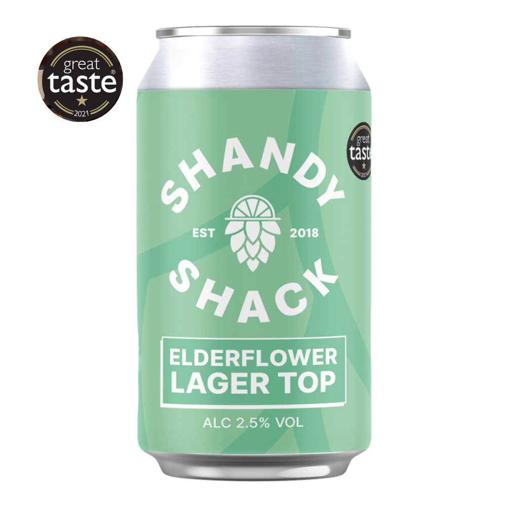 Shandy Shack Elderflower Lager Top - Lower Alcohol Beer