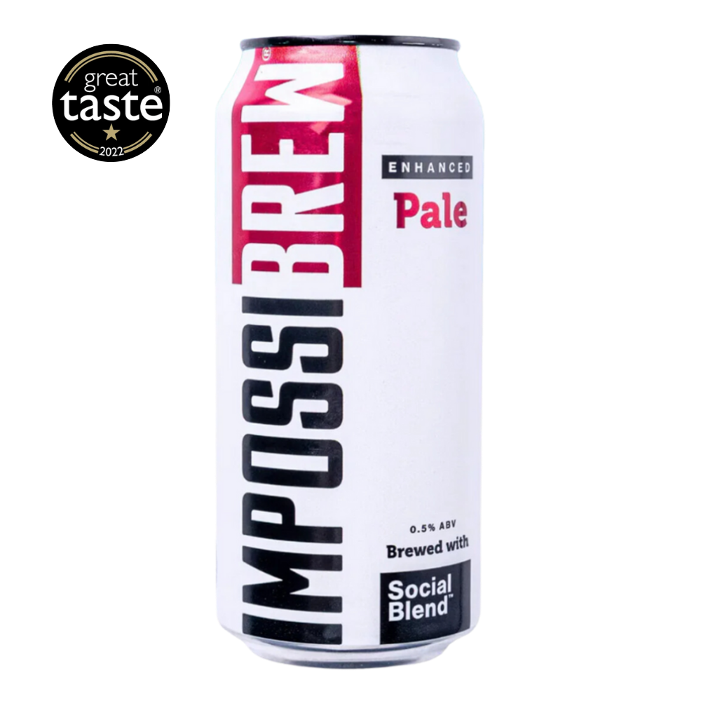 Impossibrew Enhanced Hazy Pale - Non Alcoholic IPA