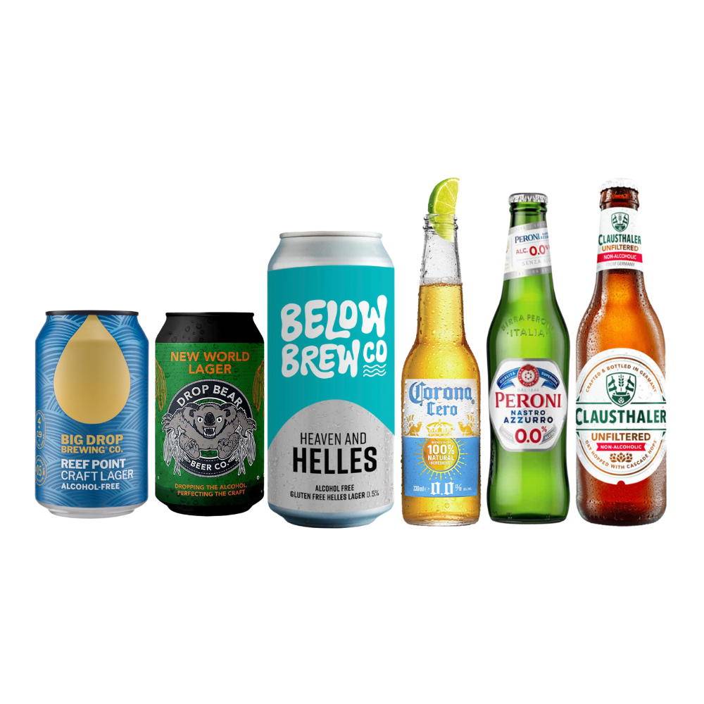 Dry Drinker's Low Alcohol Lager Favourites Case