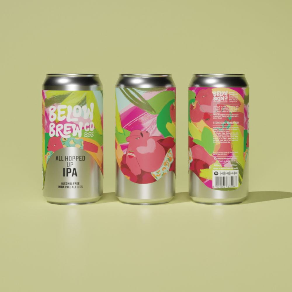 Below Brew Co All Hopped Up – Non Alcoholic IPA