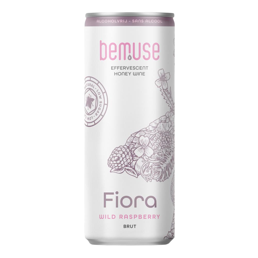 Bemuse Fiora Rose - Non Alcoholic Honey Wine Can