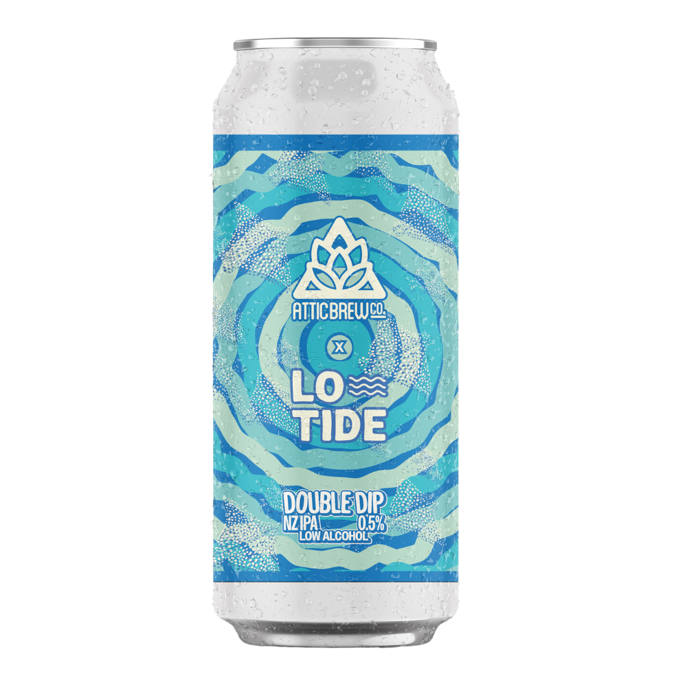 Attic x Lowtide Double Dip - Low Alcohol NZ IPA