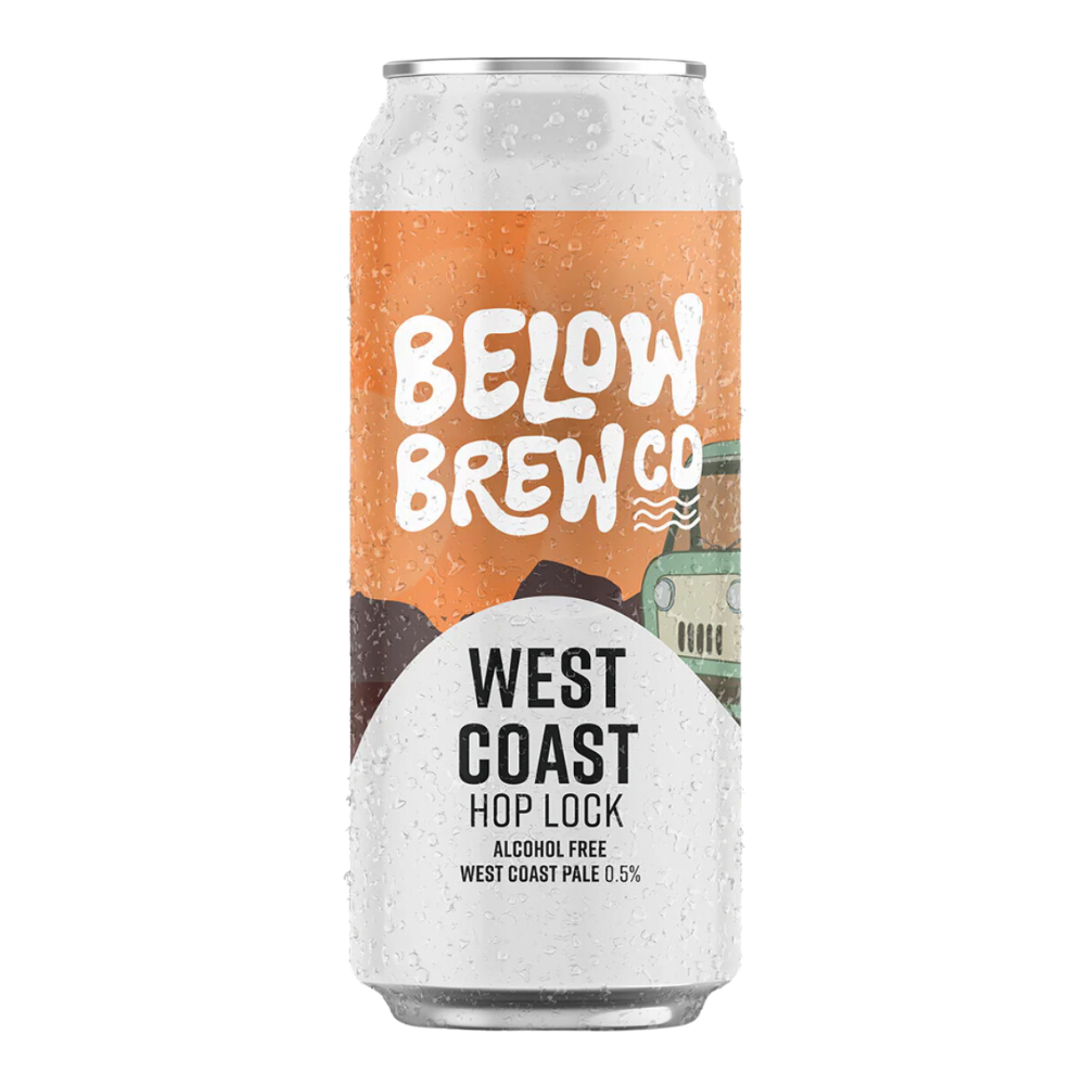 Below Brew Co West Coast Hop Lock IPA alcohol free ipa