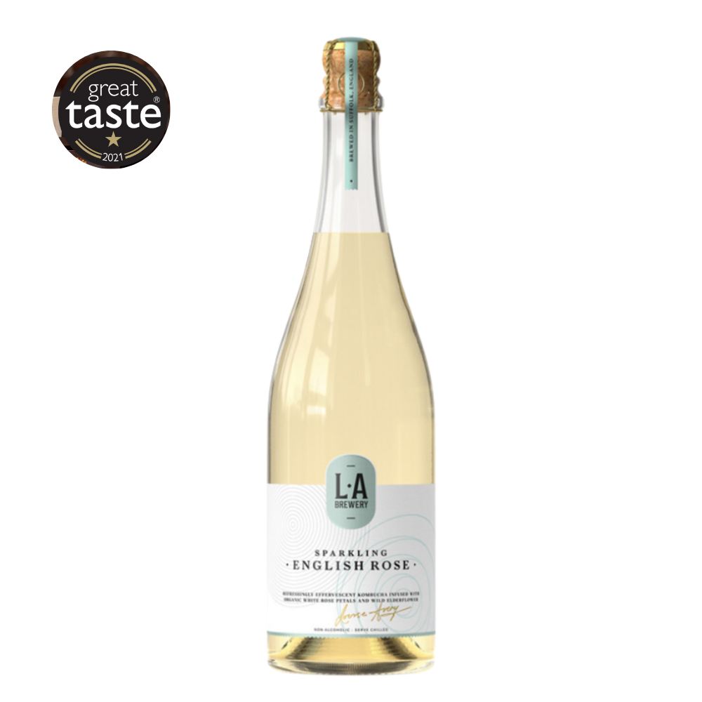 LA Brewery English Rose - Alcohol Free Kombucha