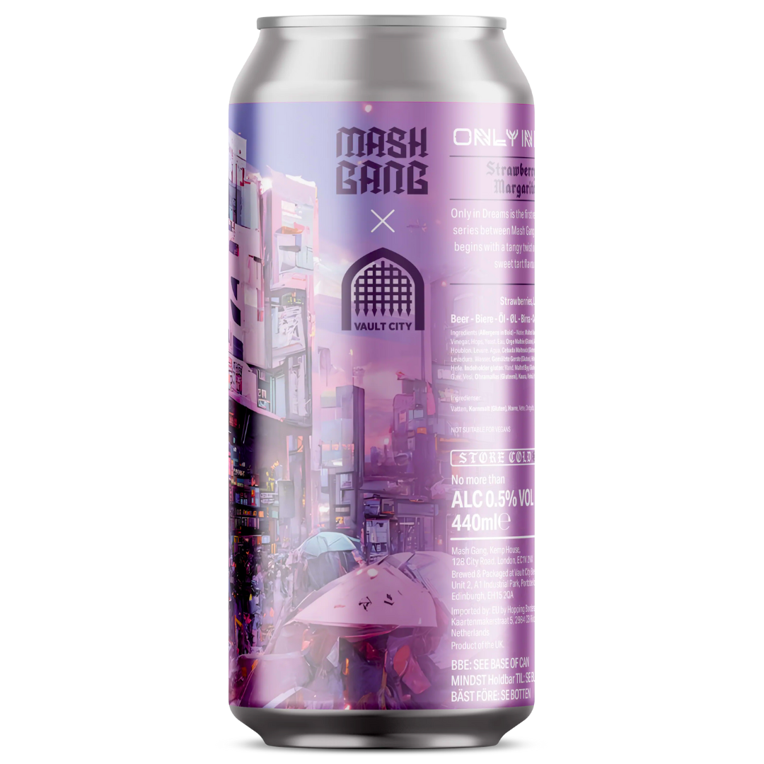 Mash Gang X Vault City – Only In Dreams – Non Alcoholic Strawberry Jalapeno Sour