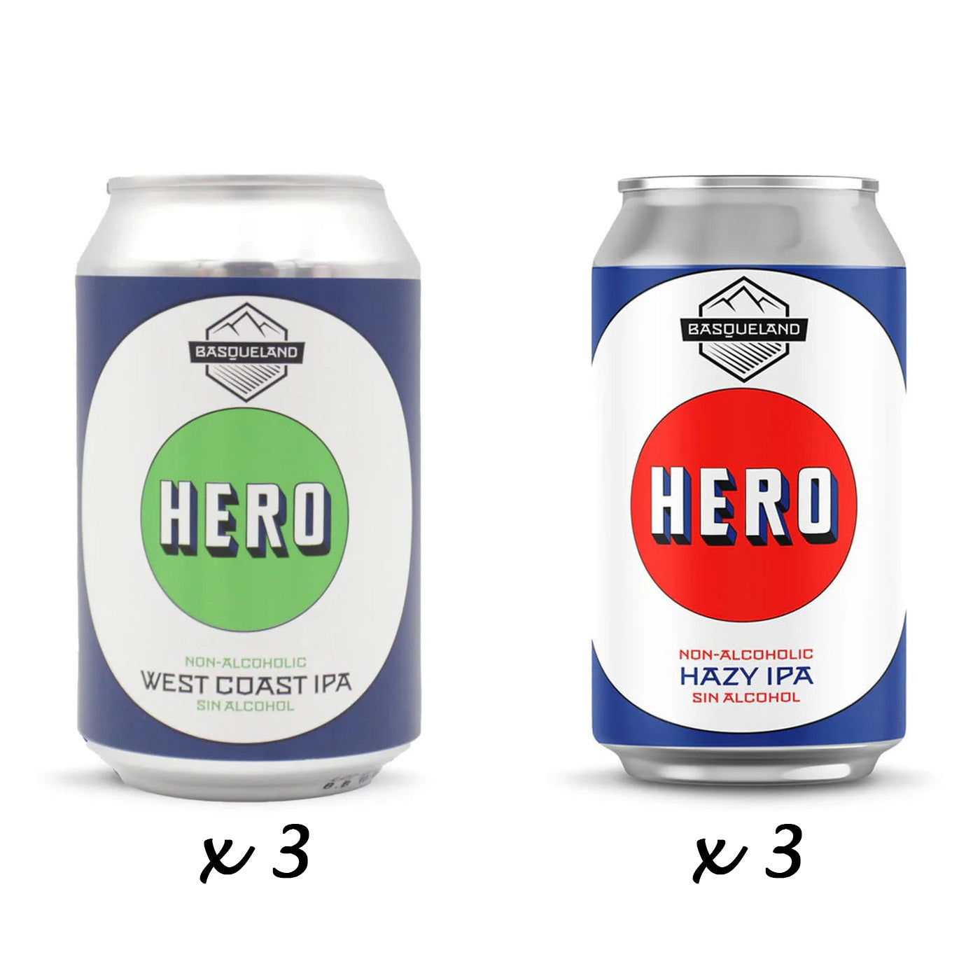 Basqueland HERO IPA Duo Alcohol Free Beer Mixed Case