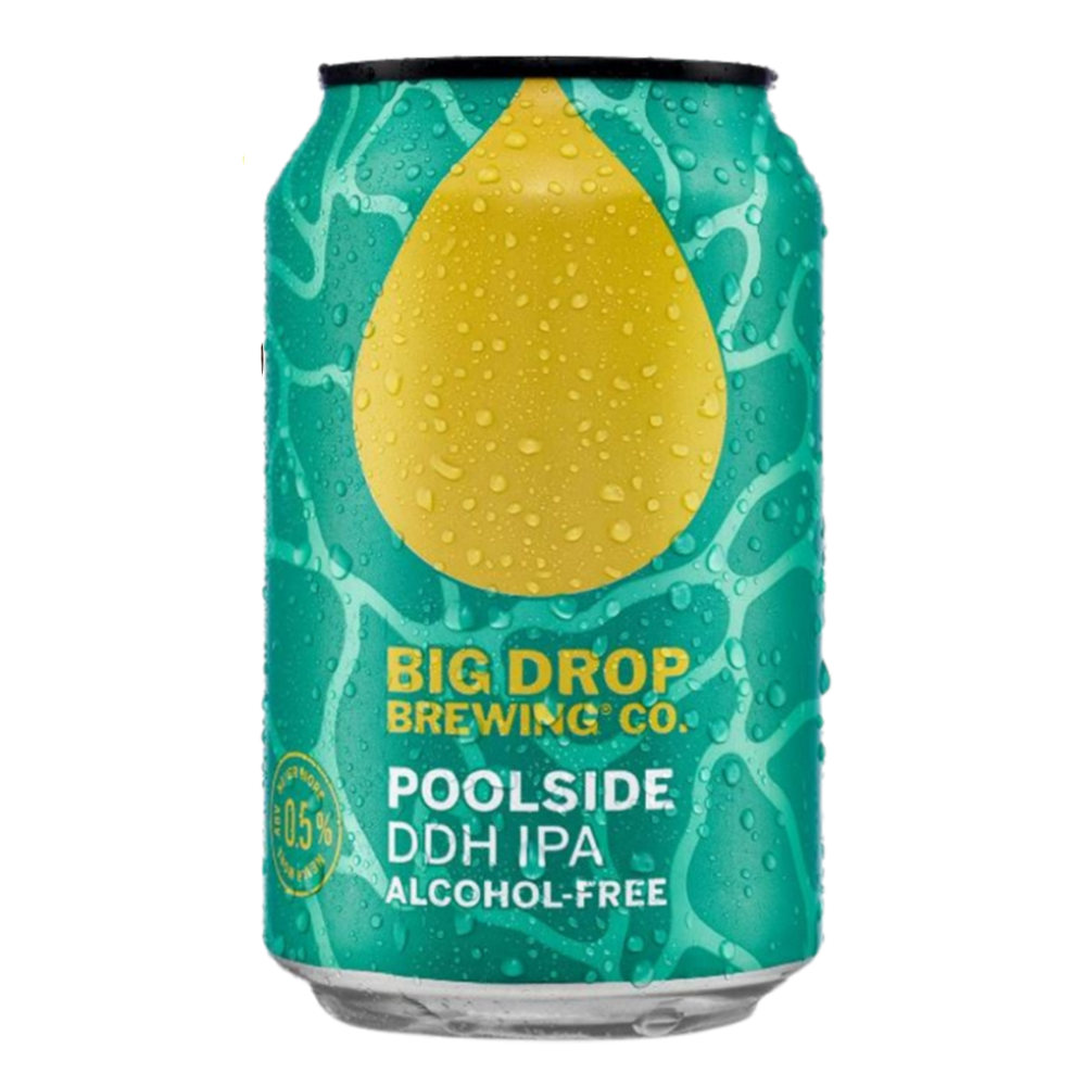 Big Drop Poolside DDH IPA alcohol free hazy ipa